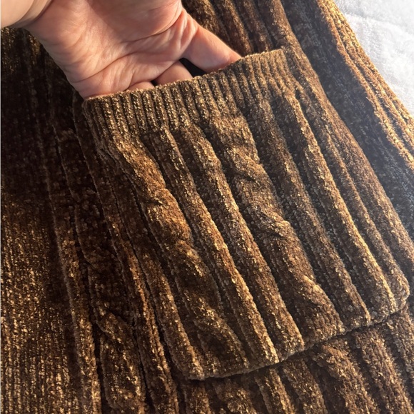 New Matty M Cardigan Size XXL Long sleeves Brown - Picture 10 of 12